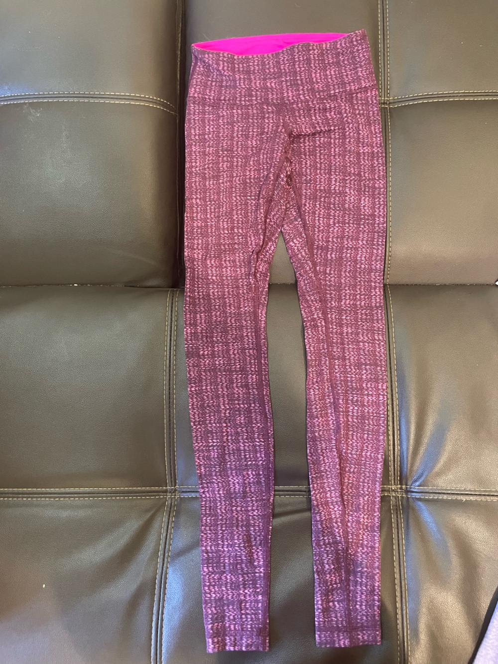 Marled Knit Leggings in Plum Lululemon